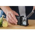 Ostrzałka do noży dwustopniowa Soft Grip black - 7
