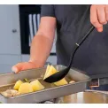 Łyżka kuchenna z otworami 34cm Matte Black - 8