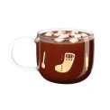 Kubek XMAS Glass 400ml cookies - 6