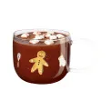 Kubek XMAS Glass 400ml cookies - 5
