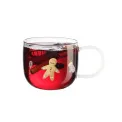Kubek XMAS Glass 400ml cookies - 3