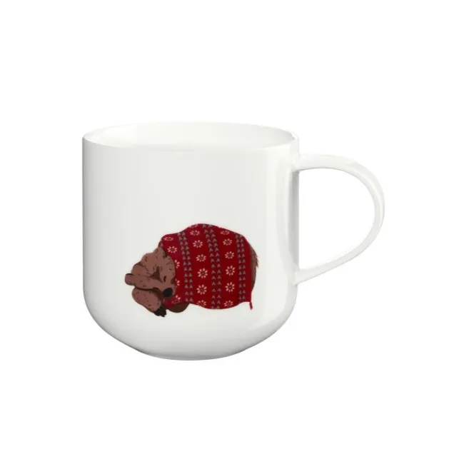 Kubek Coppa 400ml XMAS brown bear