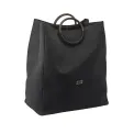 Kosz na pranie Jada 60x50x30cm 85l dwukomorowy Black - 1