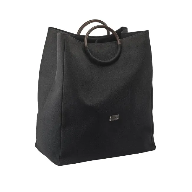 Kosz na pranie Jada 60x50x30cm 85l dwukomorowy Black