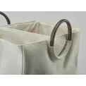 Kosz na pranie Jada 60x50x30cm 85l dwukomorowy Black - 6
