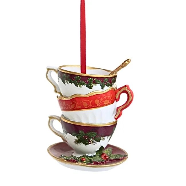  Zawieszka świąteczne filiżanki do herbaty 9.8cm