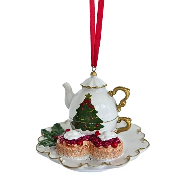  Zawieszka dzbanek świąteczny 6.9cm