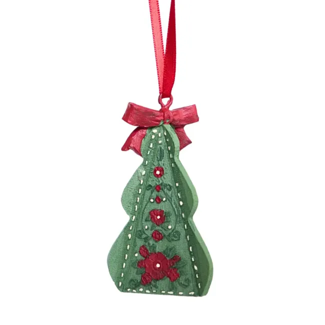 Zawieszka w kształcie choinki 8x4,7cm