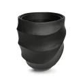 Donica Lounge Twisted 68x57cm anthracite - 1