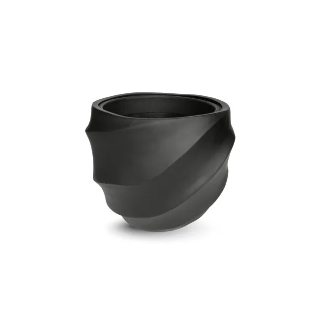 Donica Lounge Twisted 33x38cm szeroka anthracite