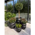 Donica Lounge Twisted 33x38cm szeroka anthracite - 4