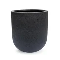 Donica Granite Bowl 68x65cm XL sandblasted black - 1