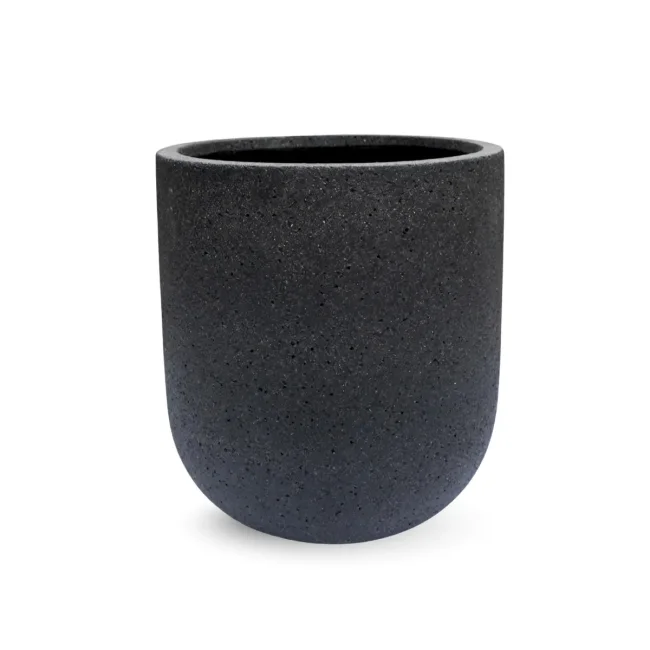 Donica Granite Bowl 57x55cm L sandblasted black