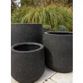 Donica Low Leila 48x53cm L sandblasted black - 8