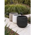 Donica Low Leila 48x53cm L sandblasted black - 5