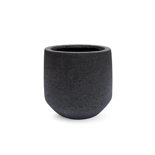 Donica Low Leila 38x42cm M sandblasted black