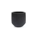 Donica Low Leila 28x32cm S sandblasted black - 1