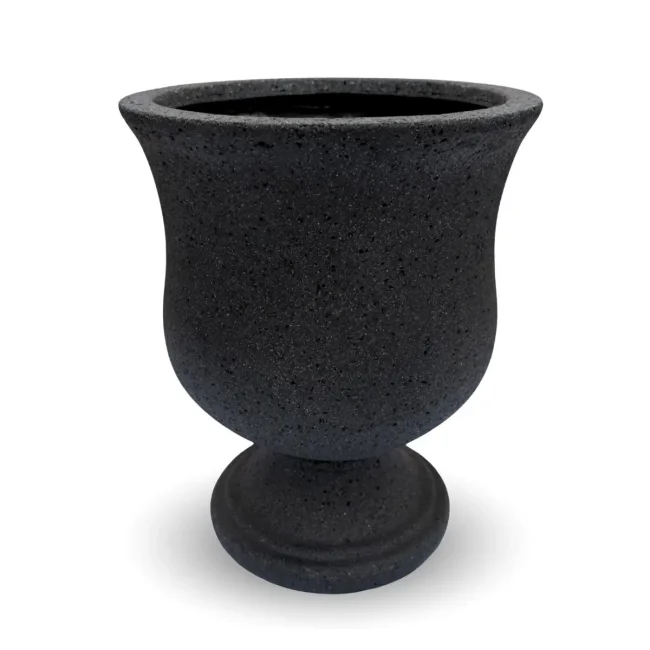 Donica Cup 68x54cm L sandblasted black
