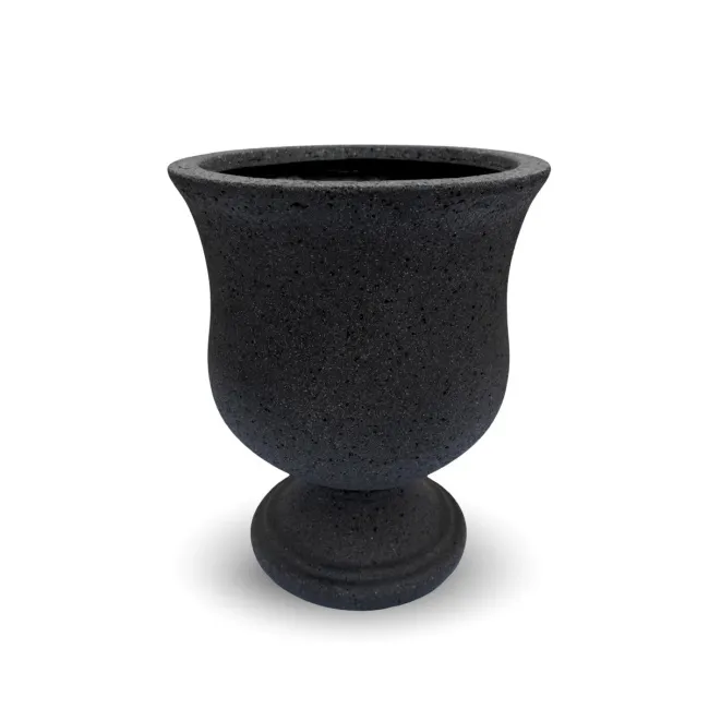 Donica Cup 46x38cm M sandblasted black