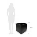 Donica Cubic 60cm XL czarna - 4