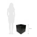 Donica Cubic 50cm L czarna - 3