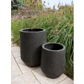 Donica High Leila 48x40cm M sandblasted black - 8