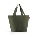 Torba Shopper M 15l Cord Dark Matcha - 3