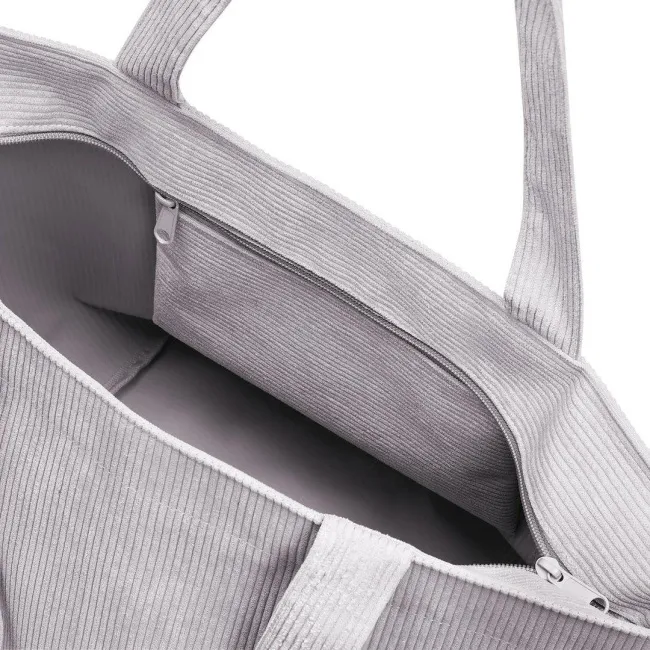 Torba Shopper M 15l Cord szara - 1
