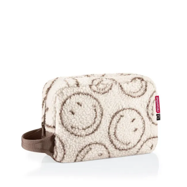 Kosmetyczka Cosmeticpouch 3l Smiley beżowa - 1