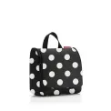 Kosmetyczka Toiletbag 3l kropki biała - 3