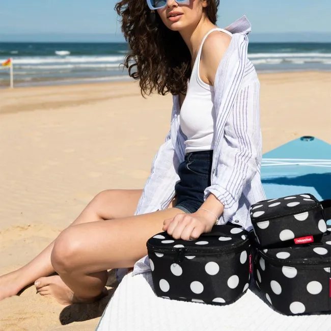 Torba Coolerbag S 2,5l kropki białe - 1