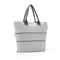 Torba Shopper e1 18l Herringbone szara - 3