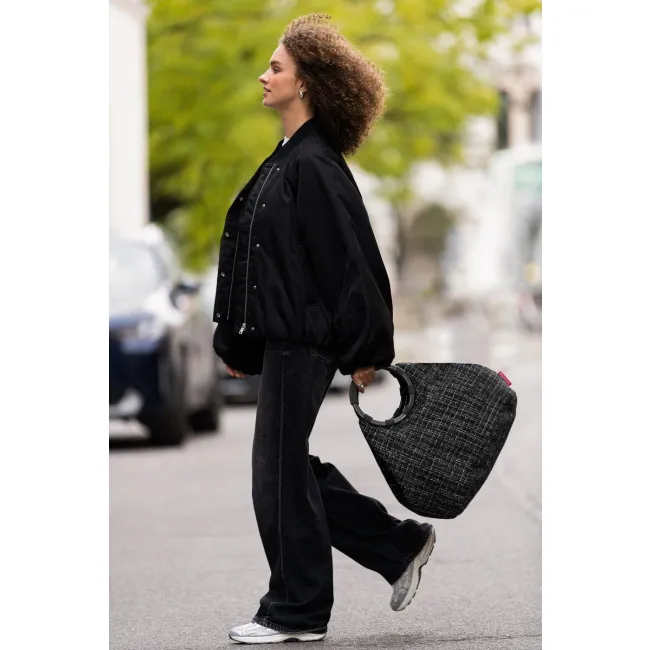 Torba Loopbag Hobo Boucle czarna - 1