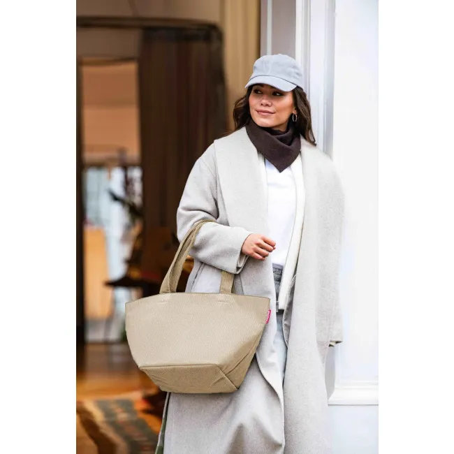 Torba Shopper M 15l Cord brązowa