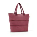 Torba Shopper e1 twist maroon - 3