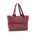 Torba Shopper e1 twist maroon - 2