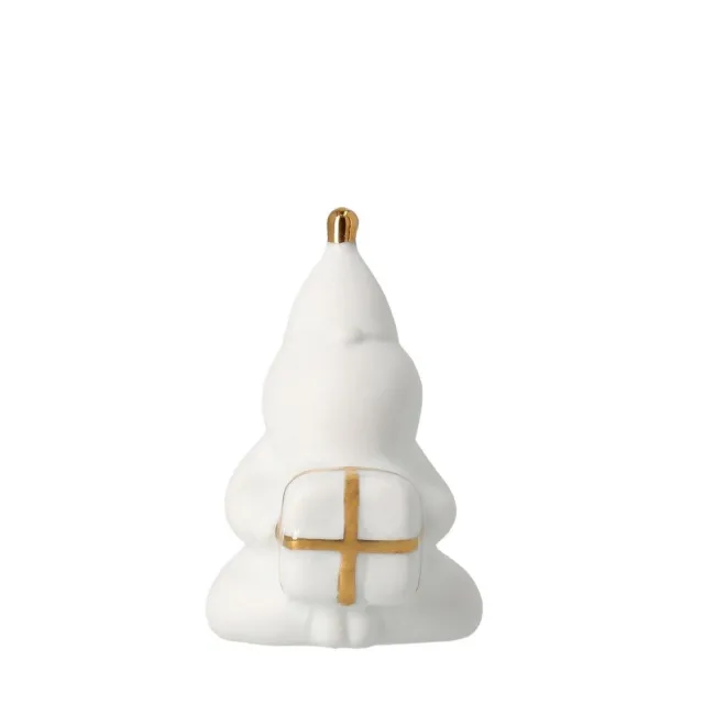 Figurka Mikołaj z prezentem 6,5cm - 1