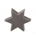 Gwiazda Xmas 11x3.5cm szary matowy - 1