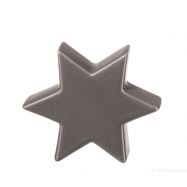 Gwiazda Xmas 11x3.5cm szary matowy