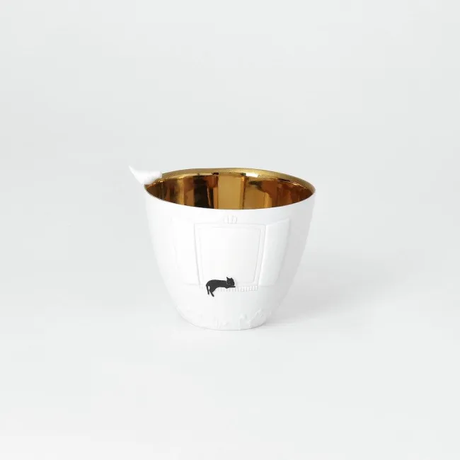 Lampion na tealight Cat Visit 7cm - 1