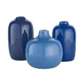 Zestaw 3 wazonów Ceola Parisian Blue/Mazarine Blue/Ocean Cavern - 1