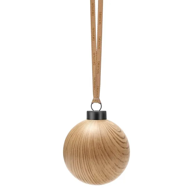 Komplet 4 bombek Kiseky 8,8x7cm Oak