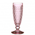 Boston Coloured Rose 150ml Champagne Glass