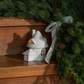Lampion domek Wieża Kryta Strzechą 16cm - 2