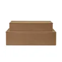 Komplet 2 pojemników do przechowywania Sahla 40x30x10cm Indian Tan - 1