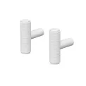 Komplet 2 wieszaków Rof 4x3,5cm White - 1
