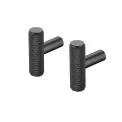 Komplet 2 wieszaków Rof 4x3,5cm Black - 1