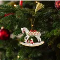 Zawieszka Christmas Classics 2026 11cm koń na biegunach - 7