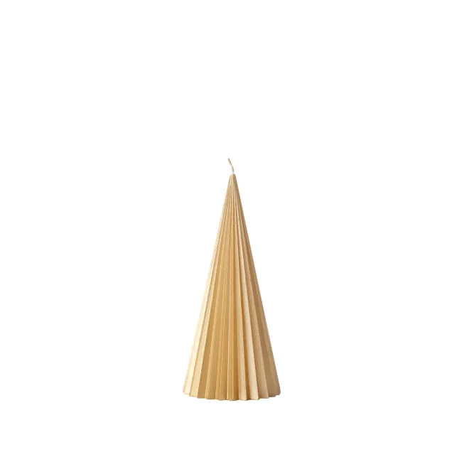 Świeca choinka Christmas Chic 20cm złota