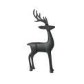 Figurka jeleń Christmas Chic 36cm czarna - 1